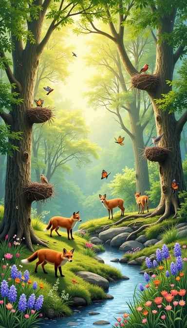 Spring Forest Awakening