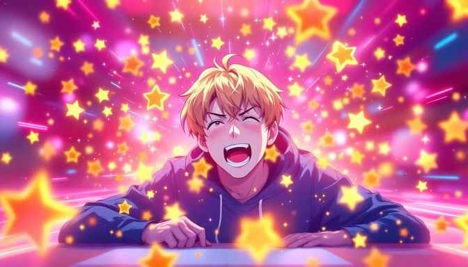 Starry Anime Reaction Starry Anime Reaction