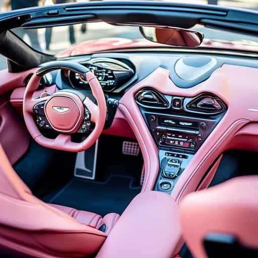 Luxurious pink interior