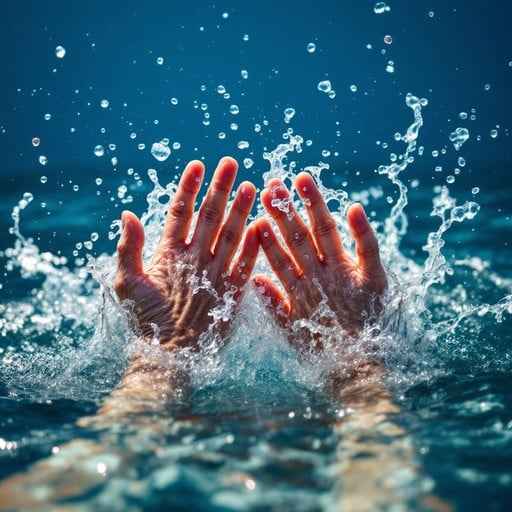 Water Hands Splash Water Hands Splash