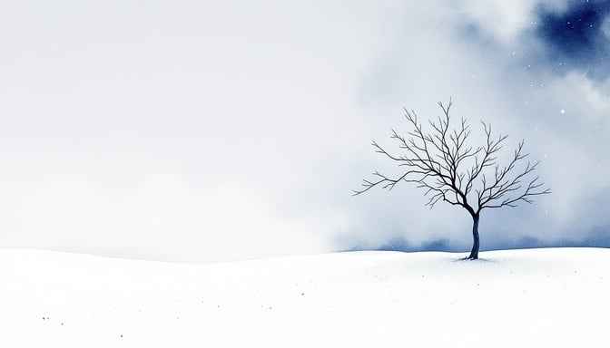 Solitary Winter Tree Solitary Winter Tree