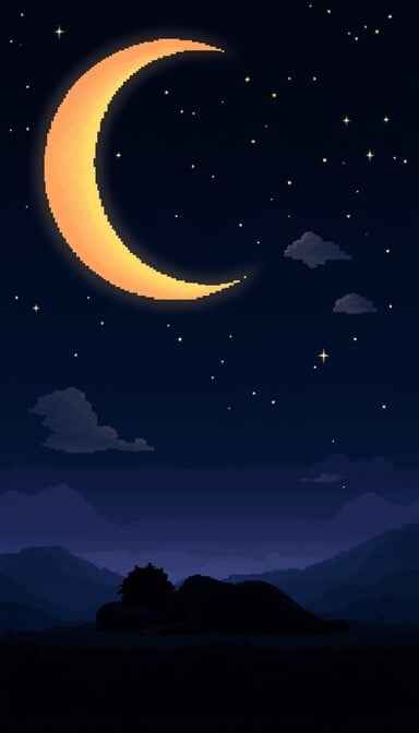 Moonlit Night Serenity Moonlit Night Serenity