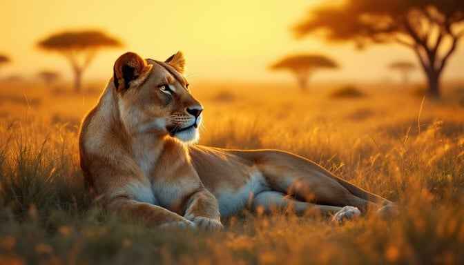 Lioness At Rest