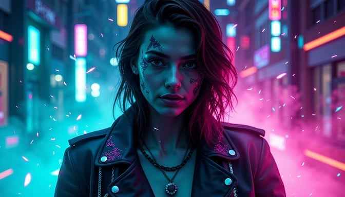 Neon Night Hunter