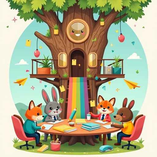 Woodland Office Magic