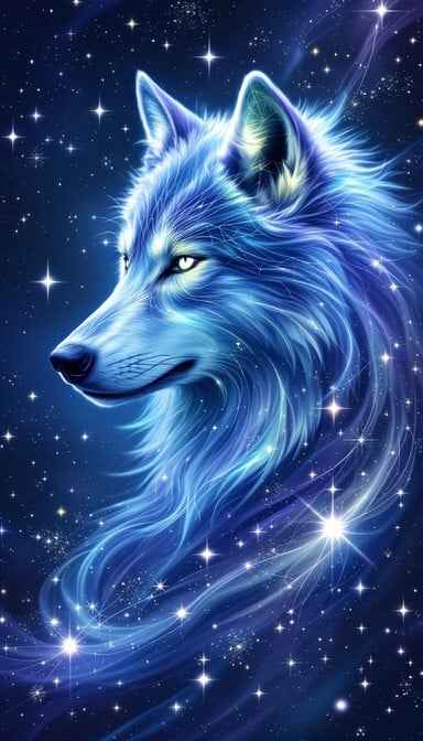 Cosmic Wolf Spirit