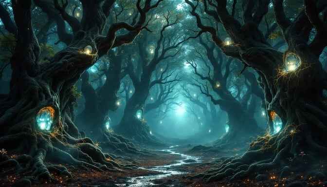 Mystical Forest Path