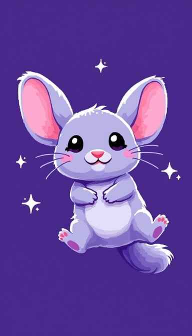 Magical Purple Chinchilla