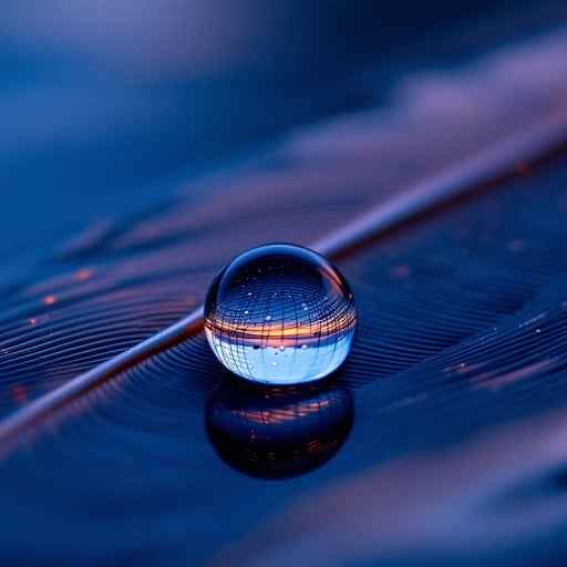 Drop Mirrors Sunset Drop Mirrors Sunset