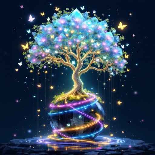 Magical Crystal Tree Magical Crystal Tree