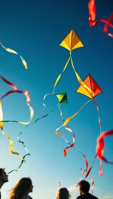 Kites Dancing Skyward