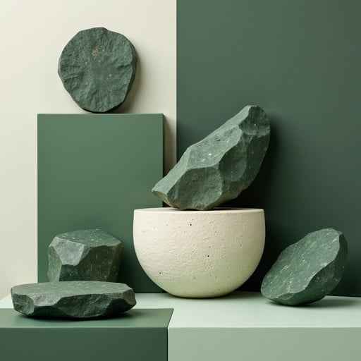Textured Green Harmony Textured Green Harmony