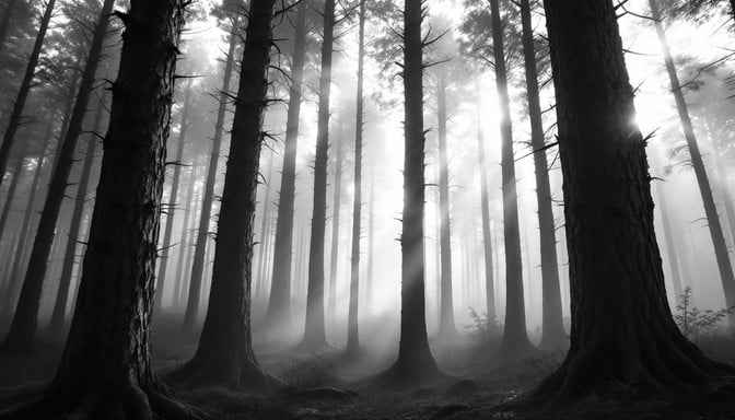 Misty Forest Morning