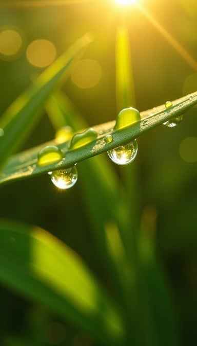 Dewdrops At Dawn