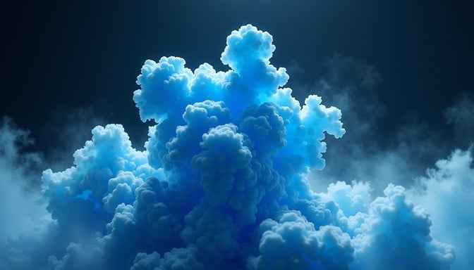 Ethereal Blue Clouds Ethereal Blue Clouds