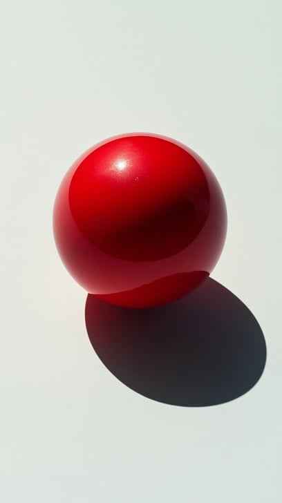 Red sphere shadow
