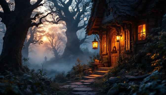 Twilight Cottage Glow