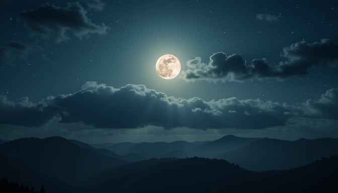Luminous Midnight Sky Luminous Midnight Sky