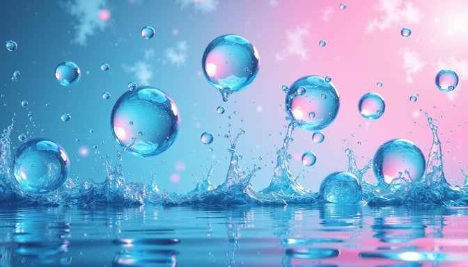 Dancing Water Bubbles