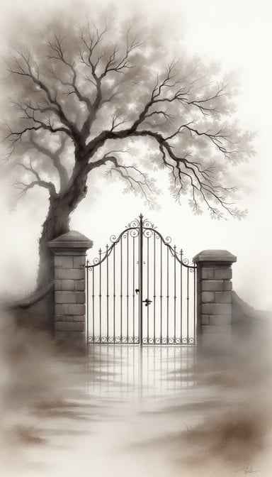 Misty Gateway Scene Misty Gateway Scene