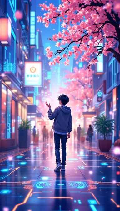 Neon Cherry Dreams