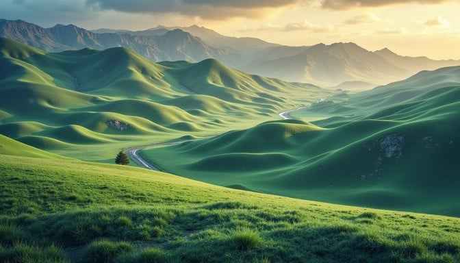 Rolling Green Valleys