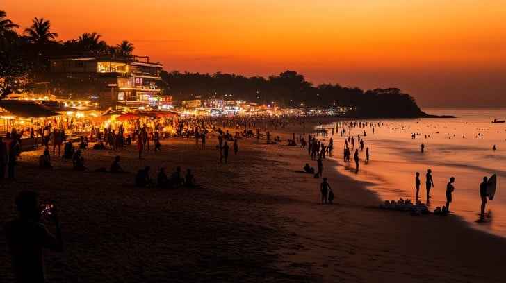 Sunset Beach Gathering