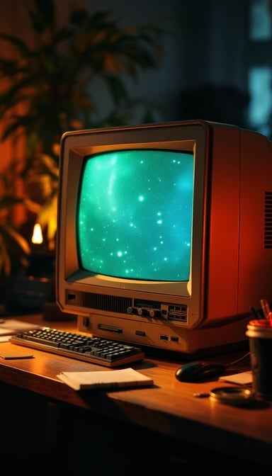 Retro Computer Glow