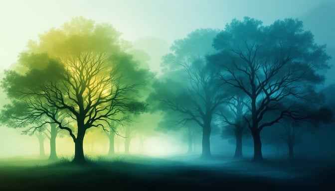 Misty Forest Dawn Misty Forest Dawn