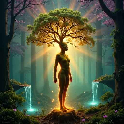 Luminous Tree Being Luminous Tree Being