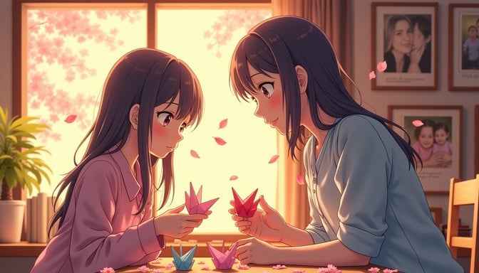 Origami bonding moment