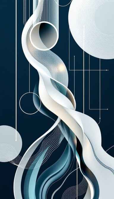 Flowing Geometric Harmony