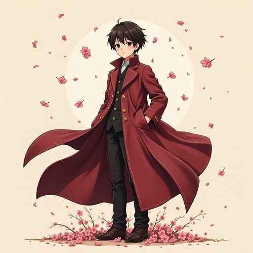 Burgundy Windswept Hero Burgundy Windswept Hero