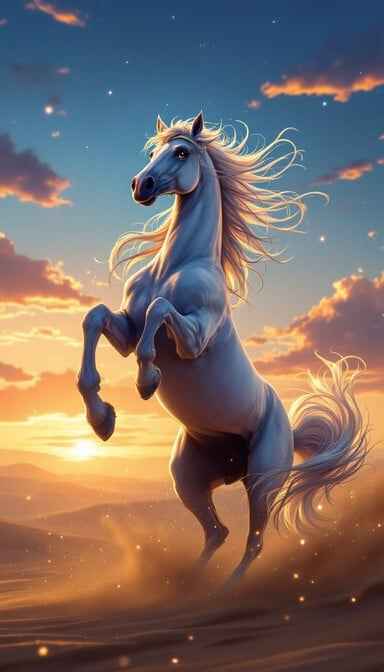 Majestic Desert Horse