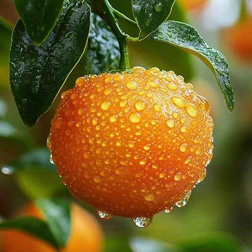 Dewy Orange Fruit