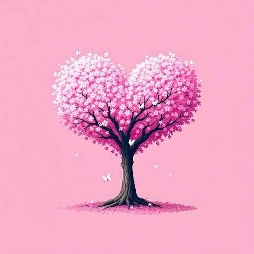 Blooming Heart Tree