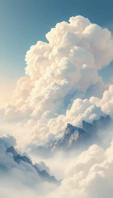 Majestic Mountain Clouds