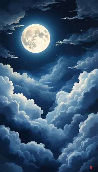 Moonlit Azure Dreams Moonlit Azure Dreams