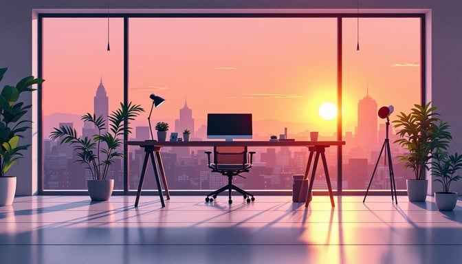 Sunset Office View Sunset Office View
