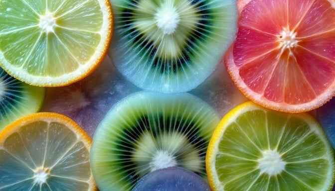 Vibrant Fruit Kaleidoscope Vibrant Fruit Kaleidoscope