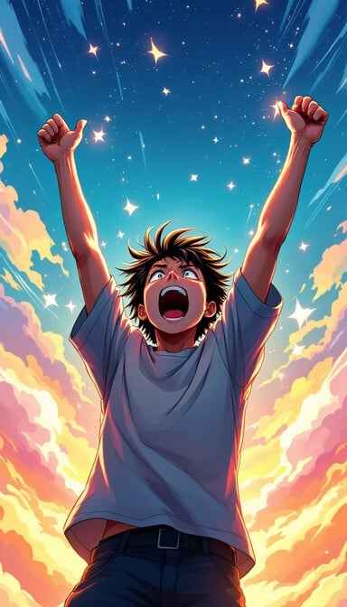 Victory Towards Sky