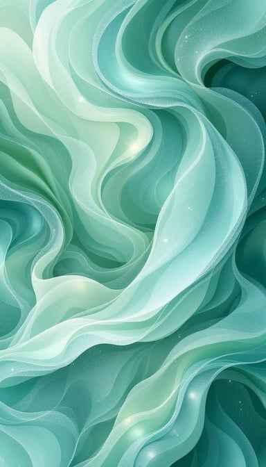 Flowing Aqua Waves