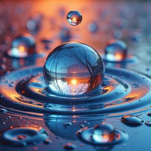 Crystalline Water Ballet
