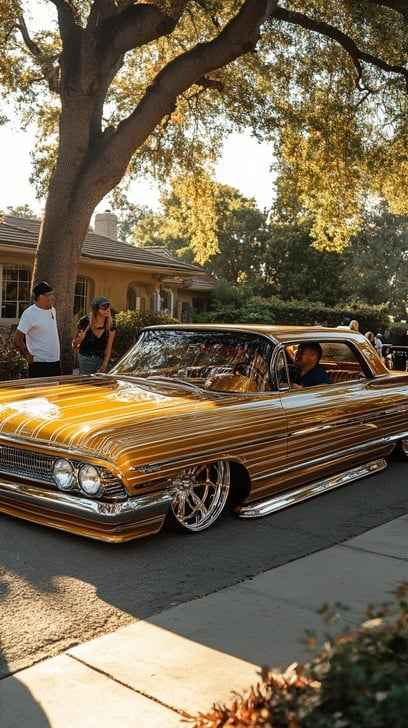 Classic car cruising Classic car cruising