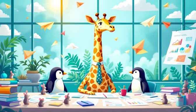 Giraffe Leads Meeting Giraffe Leads Meeting