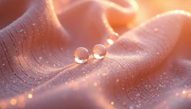 Dewdrops On Silk