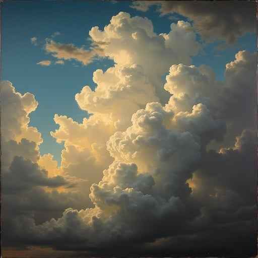 Majestic Golden Clouds