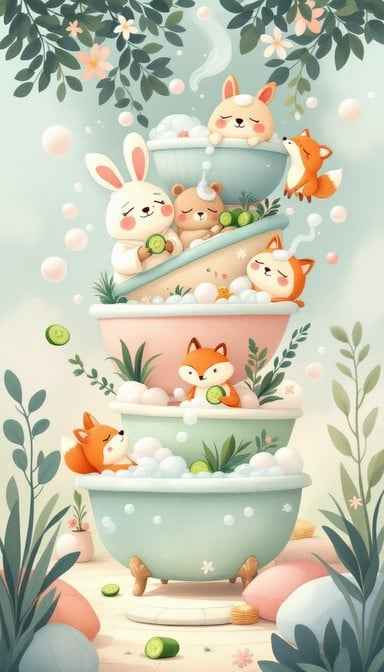 Spa Day Animals Spa Day Animals