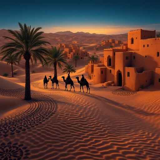 Desert Caravan Journey