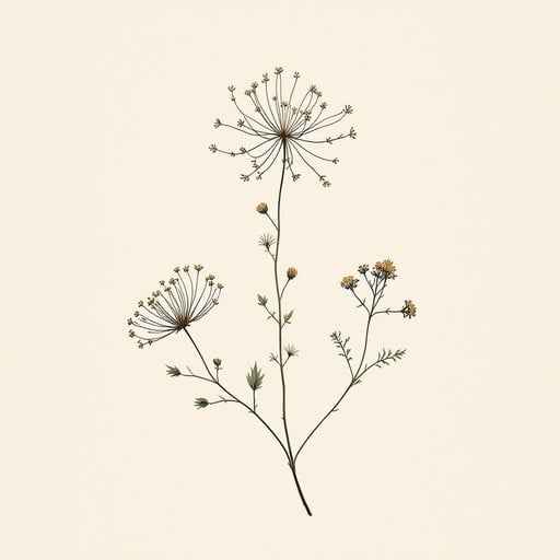 Delicate Botanical Sketch